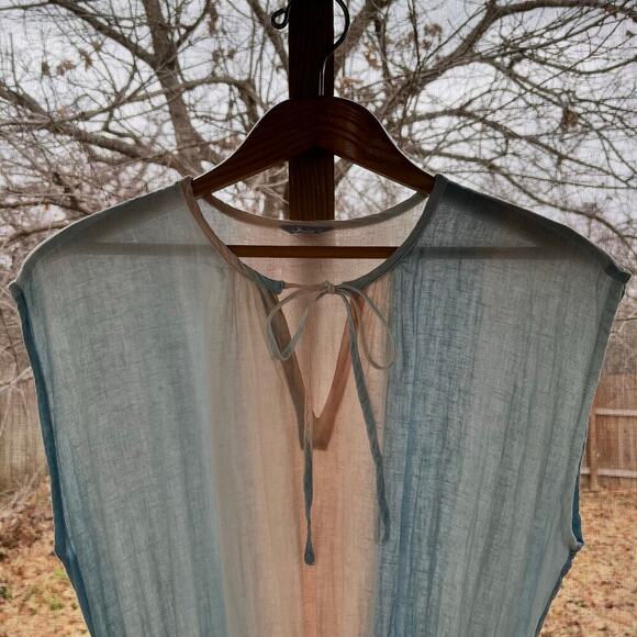 RAILS Ashlyn Dress Color Sunset Gradient Blue And Pink Size S - Picture 7 of 14